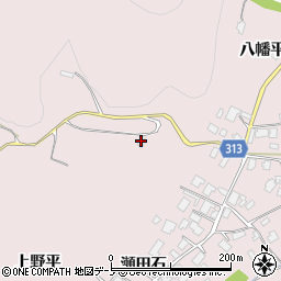 秋田県鹿角市十和田瀬田石上野平周辺の地図