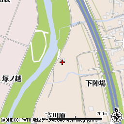 秋田県鹿角市十和田毛馬内下川原周辺の地図