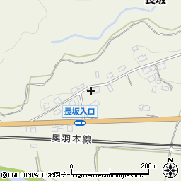 秋田県大館市長坂67周辺の地図
