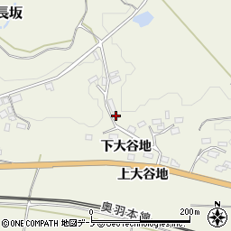 秋田県大館市長坂49周辺の地図