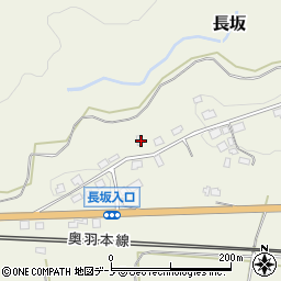 秋田県大館市長坂65周辺の地図