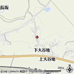 秋田県大館市長坂47周辺の地図