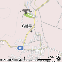 秋田県鹿角市十和田瀬田石八幡平周辺の地図