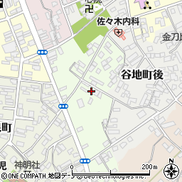 秋田県大館市一心院南周辺の地図