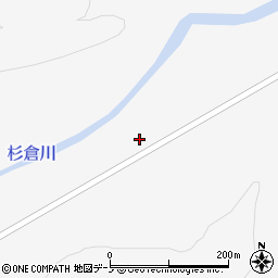 青森県三戸郡田子町遠瀬谷地端周辺の地図