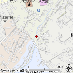 秋田県大館市桜町南2-3周辺の地図