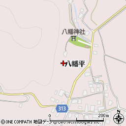 秋田県鹿角市十和田瀬田石周辺の地図