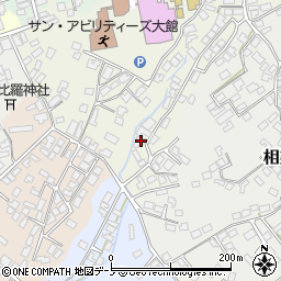 秋田県大館市桜町南3周辺の地図