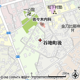 秋田県大館市一心院南23-7周辺の地図