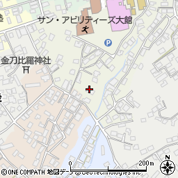秋田県大館市桜町南64周辺の地図