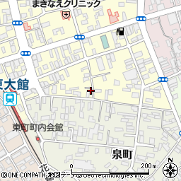 秋田県大館市常盤木町7-5周辺の地図