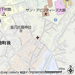 秋田県大館市桜町南108周辺の地図