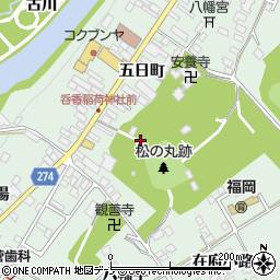 呑香稲荷神社周辺の地図