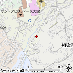 秋田県大館市桜町南6周辺の地図