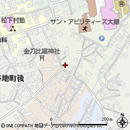 秋田県大館市桜町南109周辺の地図