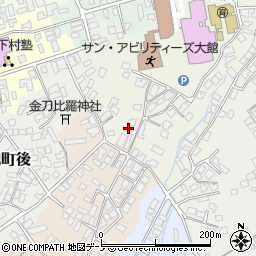 秋田県大館市桜町南106周辺の地図