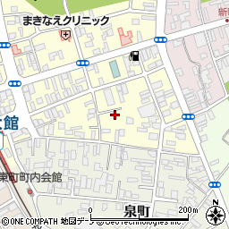 秋田県大館市常盤木町6-29周辺の地図