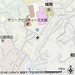 秋田県大館市桜町南56周辺の地図