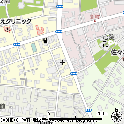 秋田県大館市常盤木町4周辺の地図