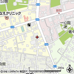 秋田県大館市常盤木町4-20周辺の地図