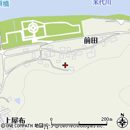秋田県大館市外川原周辺の地図