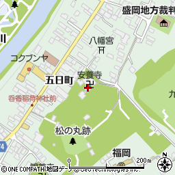 成田山護国殿周辺の地図