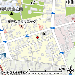 秋田県大館市常盤木町11-11周辺の地図