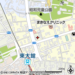 秋田県大館市常盤木町16周辺の地図