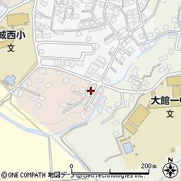 三栄機械器具株式会社　大館営業所周辺の地図