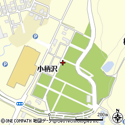 秋田県大館市柄沢小柄沢周辺の地図