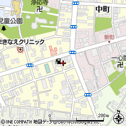秋田県大館市常盤木町3-11周辺の地図