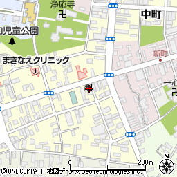 秋田県大館市常盤木町11-30周辺の地図