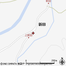 青森県田子町（三戸郡）遠瀬（新田）周辺の地図