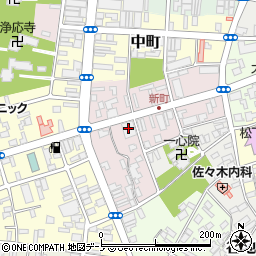 秋田県信用組合大館支店周辺の地図