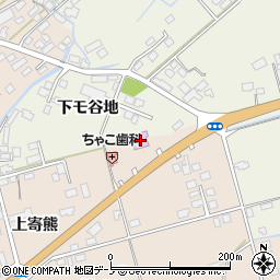 秋田県鹿角市十和田岡田下モ谷地7周辺の地図