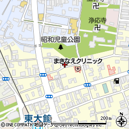 秋田県大館市常盤木町19-9周辺の地図
