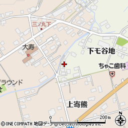 秋田県鹿角市十和田岡田下モ谷地69周辺の地図