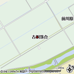 秋田県鹿角市十和田大湯古川落合周辺の地図