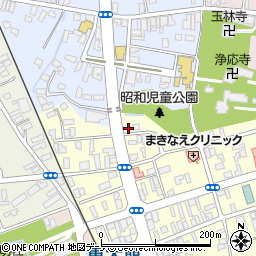 秋田県大館市常盤木町19-18周辺の地図
