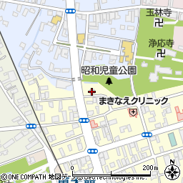 秋田県大館市常盤木町19-16周辺の地図