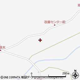 秋田県鹿角市十和田草木前田周辺の地図