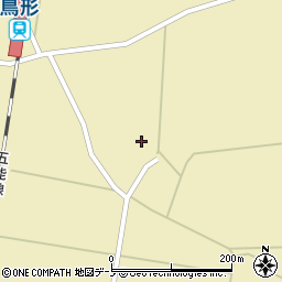 秋田県能代市坂形山崎周辺の地図