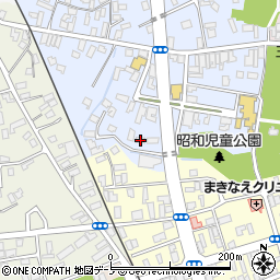 秋田県大館市幸町16-7周辺の地図