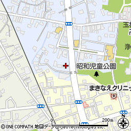 秋田県大館市幸町16-6周辺の地図