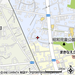 秋田県大館市幸町16-13周辺の地図