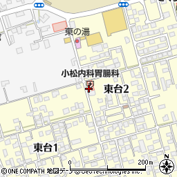 小松内科胃腸科医院周辺の地図