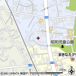 秋田県大館市幸町16周辺の地図