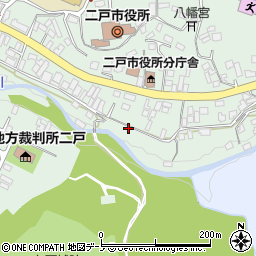 岩手県二戸市福岡川又71周辺の地図