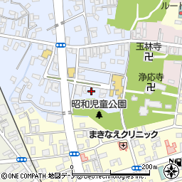 秋田県大館市幸町15-13周辺の地図