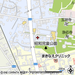秋田県大館市幸町15-18周辺の地図